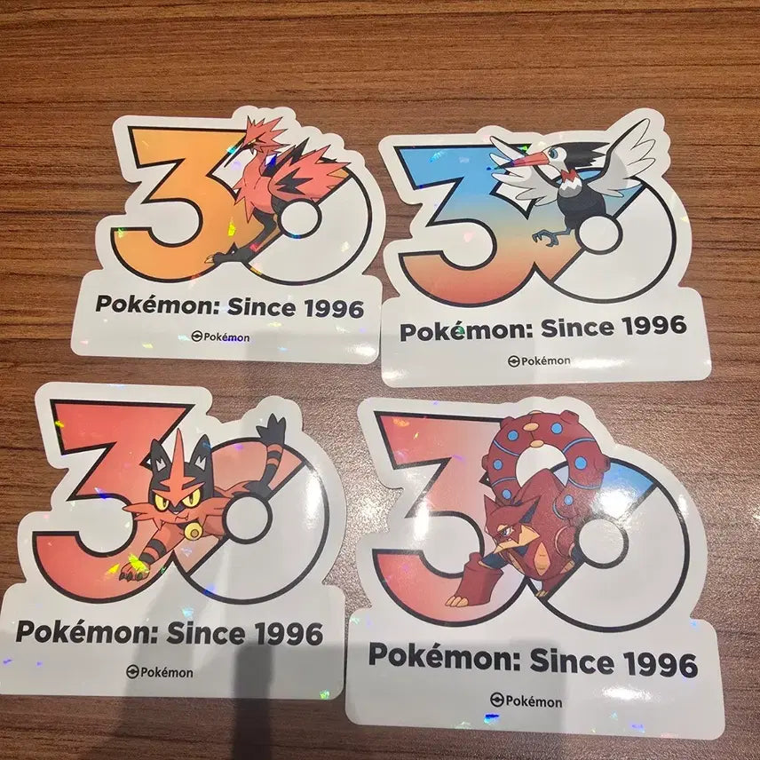 [BUNJANG] Pokemon 30th Anniversary Sticker Set / 포켓몬 30주년 스티커