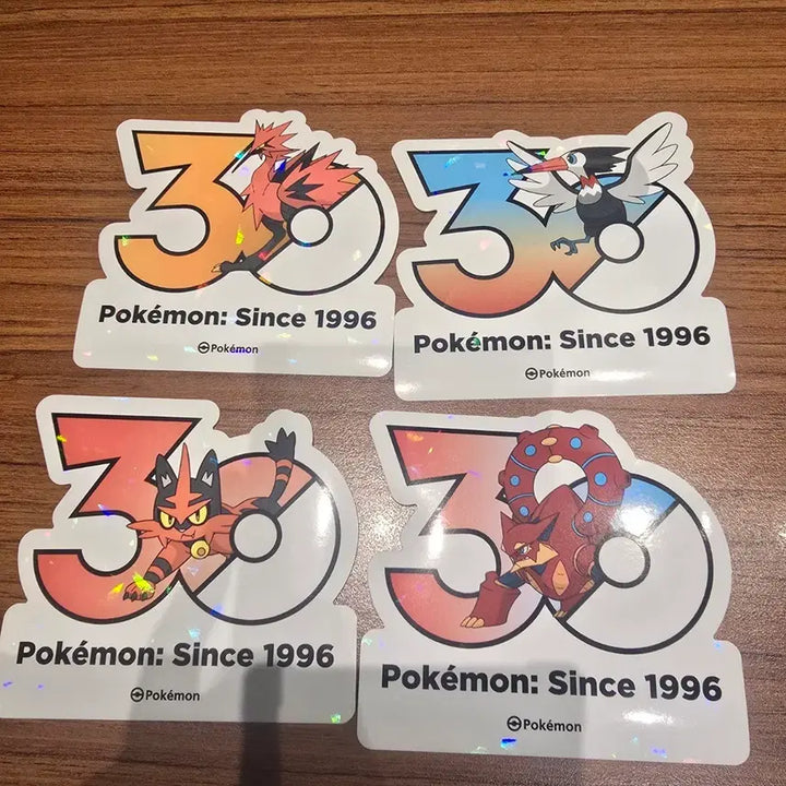 [BUNJANG] Pokemon 30th Anniversary Sticker Set / 포켓몬 30주년 스티커