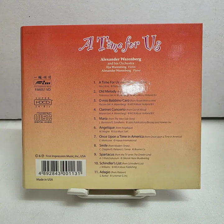 [BUNJANG] A Time for Us - Alexander Warenberg Film Score Collection / A Time for Us - Alexander Warenberg 영화음악