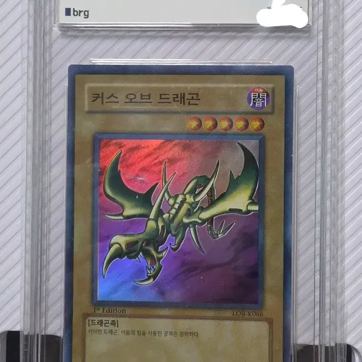 [BUNJANG] Yu-Gi-Oh! 1st Edition Cyber Dragon BRG 8.5 / 유희왕 1st 퍼에 커스오브드래곤 brg8.5