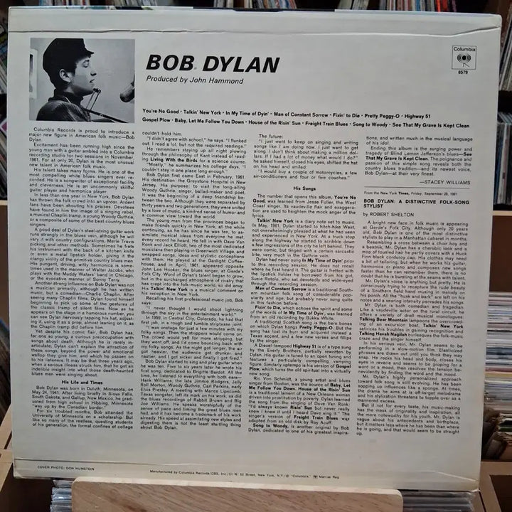 [BUNJANG] Bob Dylan Debut Album LP / 소장가치 밥 딜런 Bob Dylan LP 할인