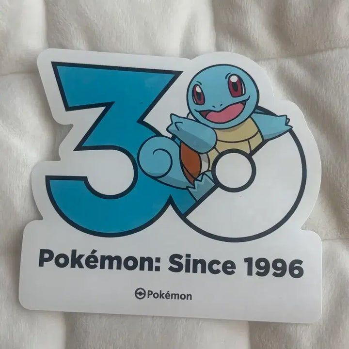 [BUNJANG] Pokemon Squirtle 30th Anniversary Sticker / 교환 포켓몬스터 꼬부기 30주년 스티커 판매