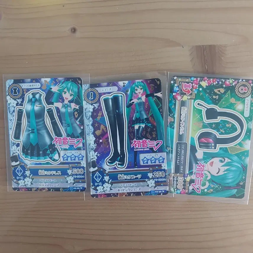 [BUNJANG] Aikatsu Miku Collaboration Card / 아이카츠 미쿠 콜라보 카드(애눌가능)