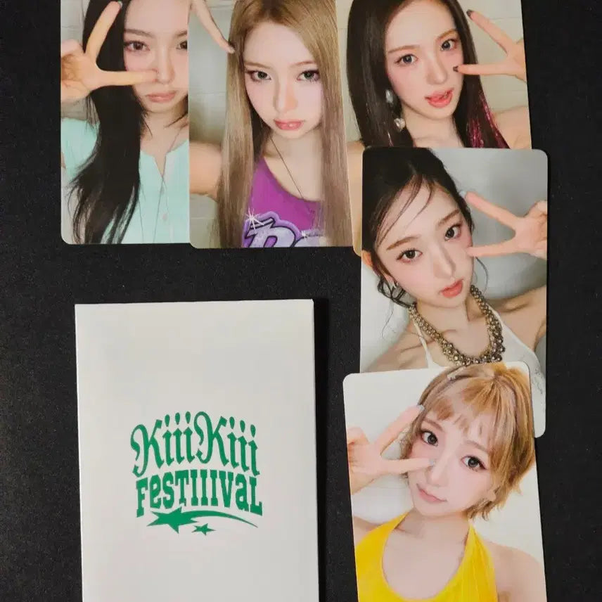 [BUNJANG] Kiiikiii Fan Concert Photocard Set / 키키 팬콘서트 입장포카 포토카드 kiiikiii