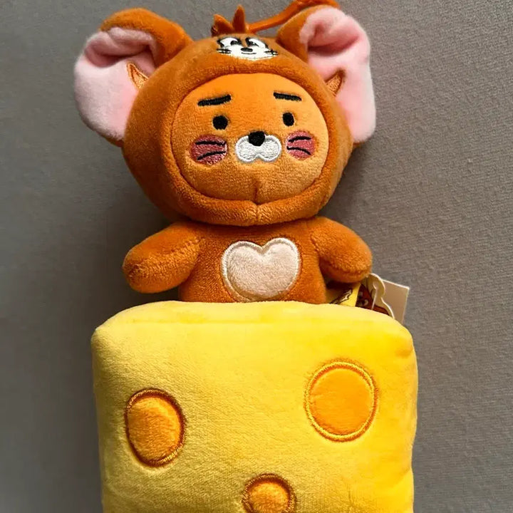 [BUNJANG] Kakao Friends Tom &amp; Jerry Ryan Doll Keychain / 카카오프렌즈 톰과제리 라이언 인형키링