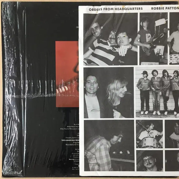 [BUNJANG] Robbie Patton Orders From Headquarters 1982 LP / (수입LP) Robbie Patton / Orders From Headq