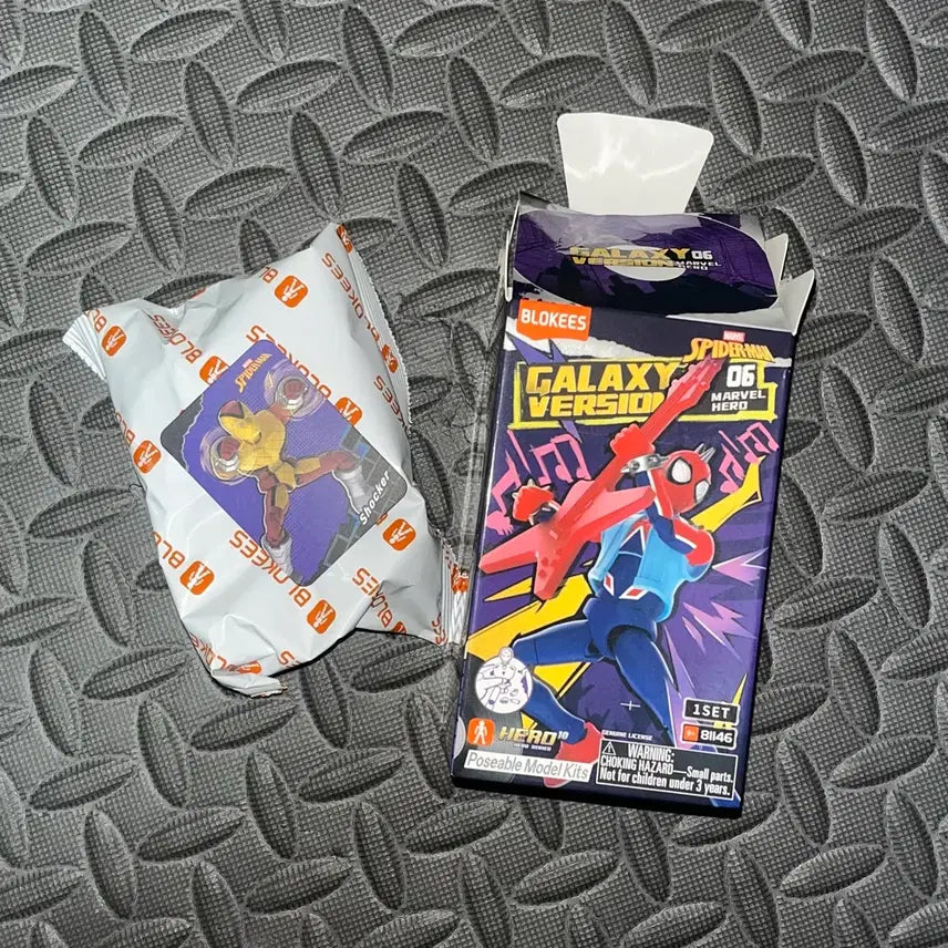 [BUNJANG] Blockiz Spider-Man Shocker Galaxy Version Figure (Sealed) / 내부미개봉) 블로키즈 스파이더맨 쇼커 샤커 갤럭시버전 피규어