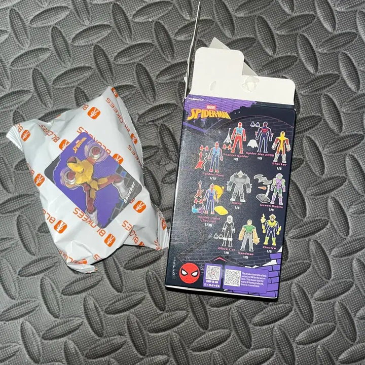 [BUNJANG] Blockiz Spider-Man Shocker Galaxy Version Figure (Sealed) / 내부미개봉) 블로키즈 스파이더맨 쇼커 샤커 갤럭시버전 피규어