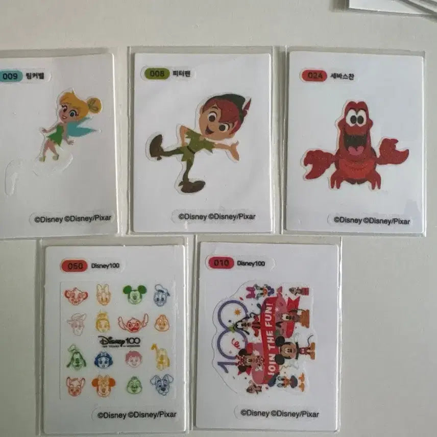 [BUNJANG] Disney 100th Anniversary Tinker Bell Peter Pan Sebastian Sticker Set / 디즈니 띠부씰 100주년 띵커벨 피터팬 세바스찬