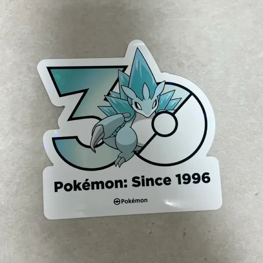 [BUNJANG] Alolan Golem Pokemon 30th Anniversary Sticker Olive Young / 알로라 고지 포켓몬 30주년 스티커 올리브영