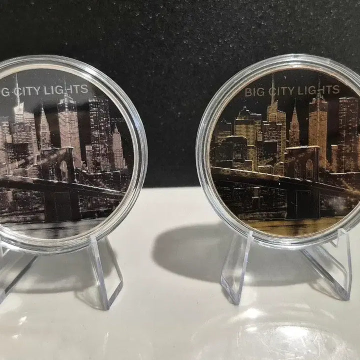 [BUNJANG] CIT Big City Lights "New York" Bundle Set - 2 x 1 oz Silver Coins / 명품 CIT) 빅시티 라이트 "뉴욕" 2개 일괄  각 1온스 은화