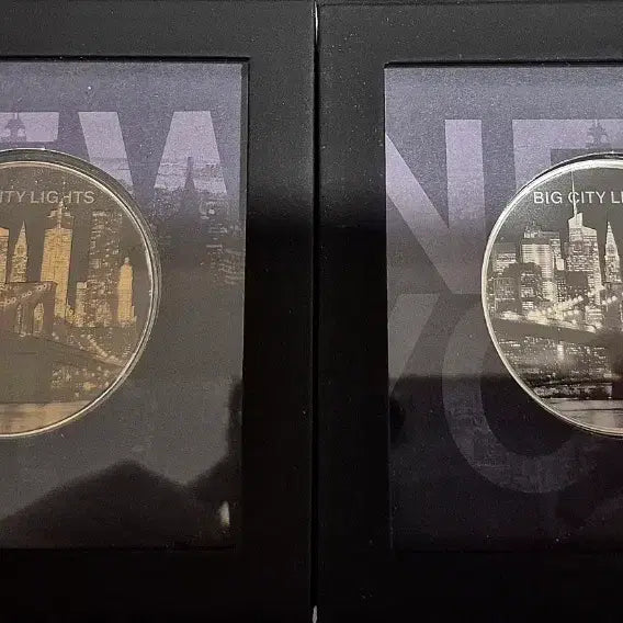 [BUNJANG] CIT Big City Lights "New York" Bundle Set - 2 x 1 oz Silver Coins / 명품 CIT) 빅시티 라이트 "뉴욕" 2개 일괄  각 1온스 은화