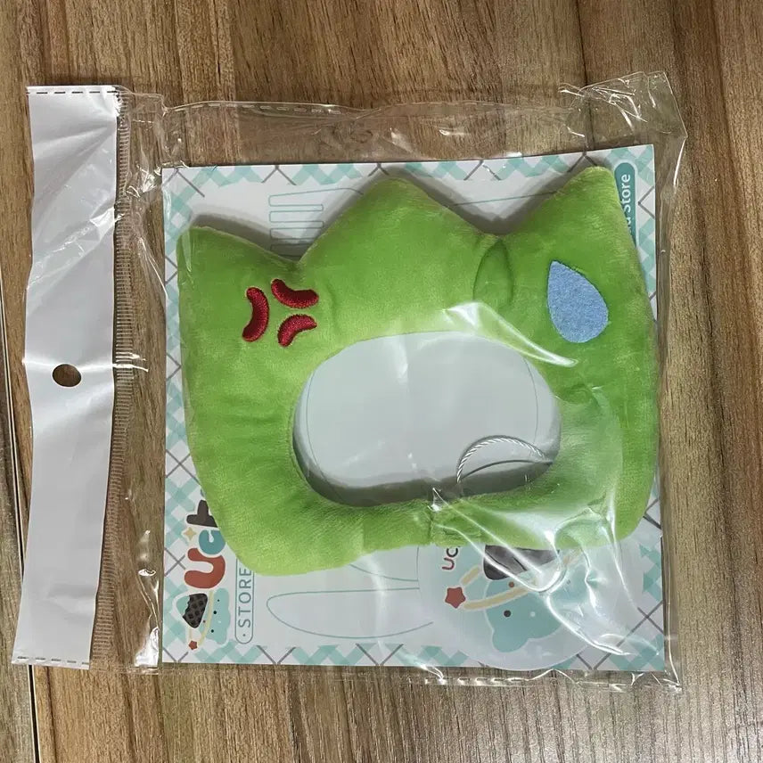 [BUNJANG] 10cm Doll Hat Plushie Clothing Green Headcover / 10cm 인형 모자 인형옷 솜인형 의상 누이옷 풀 초록 연두 헤드커버