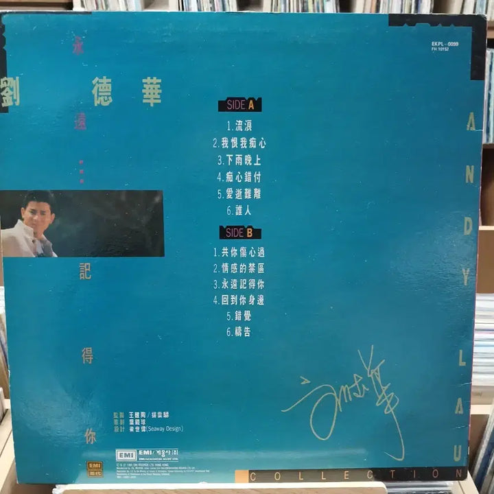 [BUNJANG] Andy Lau Collection LP / 소장가치 유덕화 Andy Lau 컬렉션 LP 할인