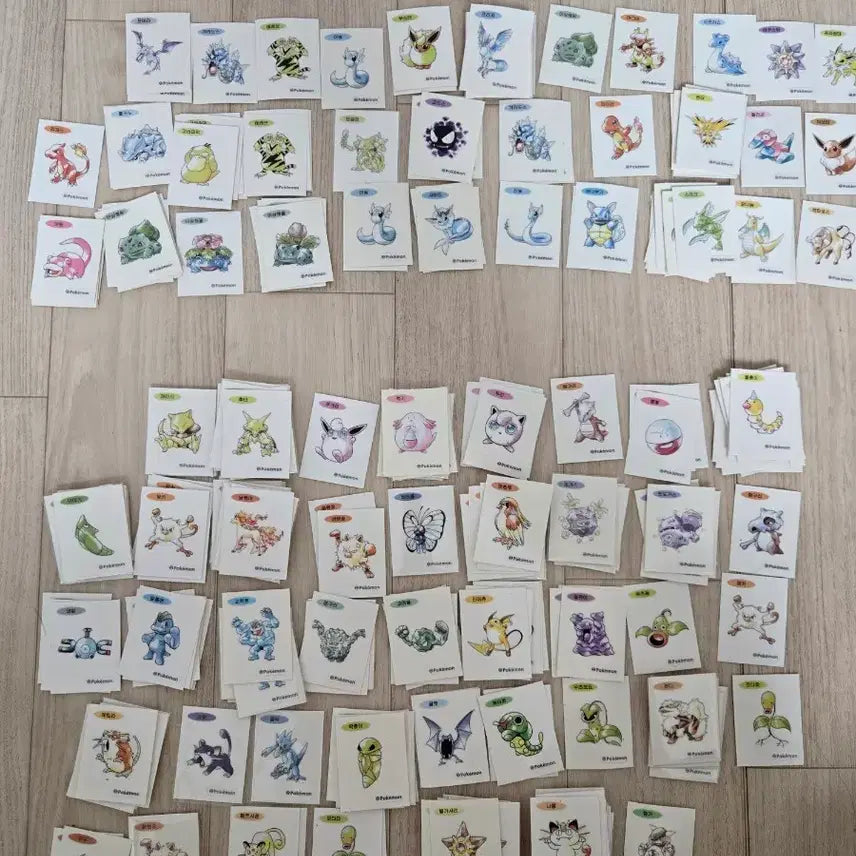 [BUNJANG] Pokemon Stickers / 포켓몬 띠부씰 판매