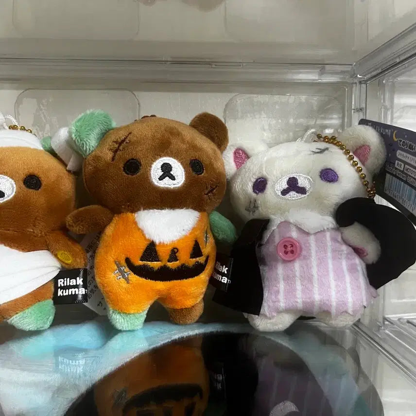 [BUNJANG] Rilakkuma Halloween Doll Set (3 Types) / 리락쿠마 할로윈 인형 3종 세트