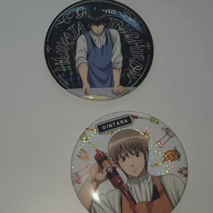 [BUNJANG] Gintama Hijikata &amp; Okita King Badges Set (2 Types) / 은혼 긴타마 히지카타 소고 왕뱃지 2종 세트