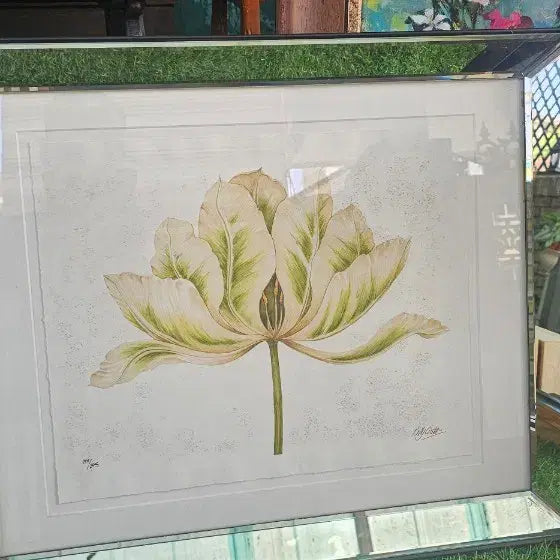 [BUNJANG] Watercolor Floral Art Print Framed / 판화액자