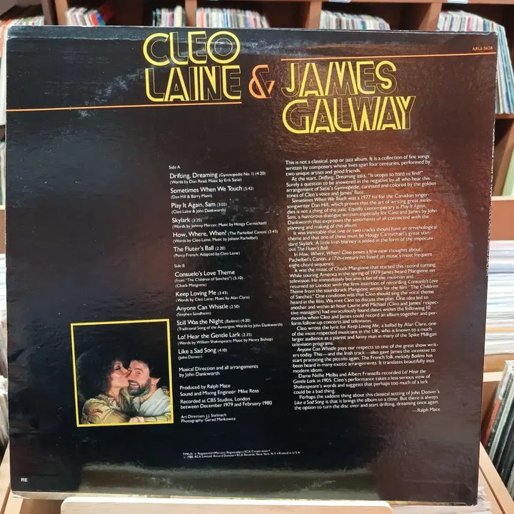 [BUNJANG] Cleo Laine &amp; James Galway Fusion Jazz LP / 퓨전 재즈 클레오 레인 &amp; 제임스 갤웨이 LP 할인