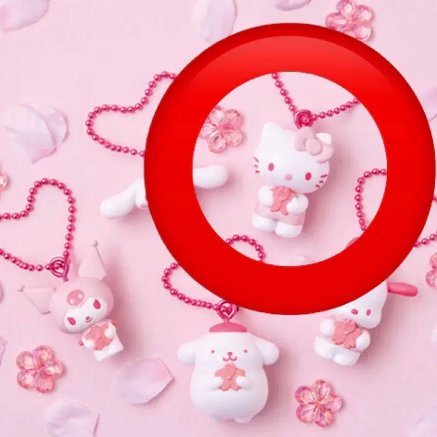[BUNJANG] Sanrio Cherry Blossom Gacha Hello Kitty Figure / 산리오 벚꽃가챠 헬로키티