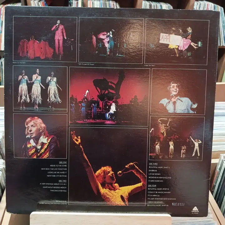 [BUNJANG] Barry Manilow Live Double LP Vinyl Record / 소장가치 배리 매닐로우 라이브 더블 LP 할인