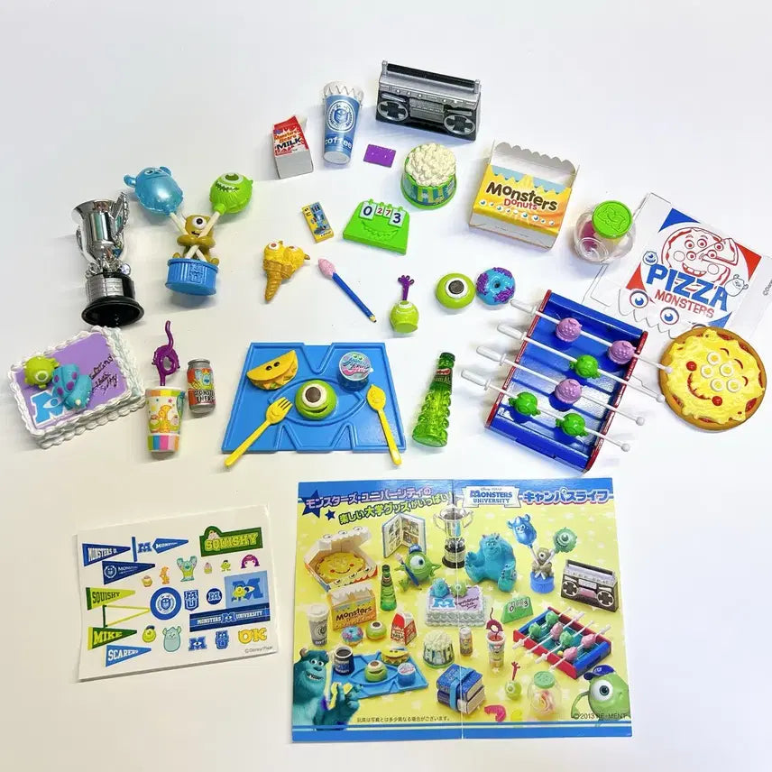[BUNJANG] Re-Ment Monsters University Campus Life Miniature Set / 몬스터 대학교 캠퍼스 라이프 미니어처 리멘트