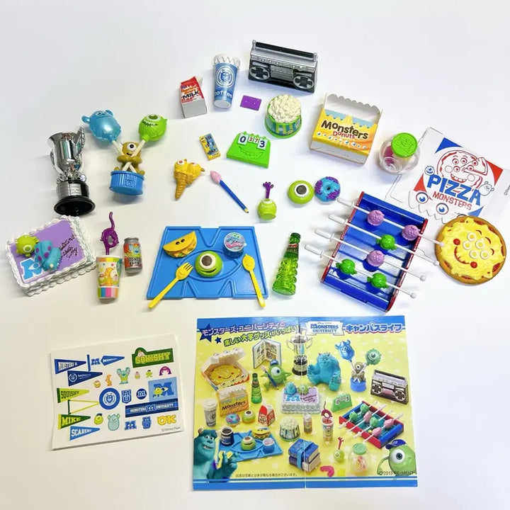 [BUNJANG] Re-Ment Monsters University Campus Life Miniature Set / 몬스터 대학교 캠퍼스 라이프 미니어처 리멘트