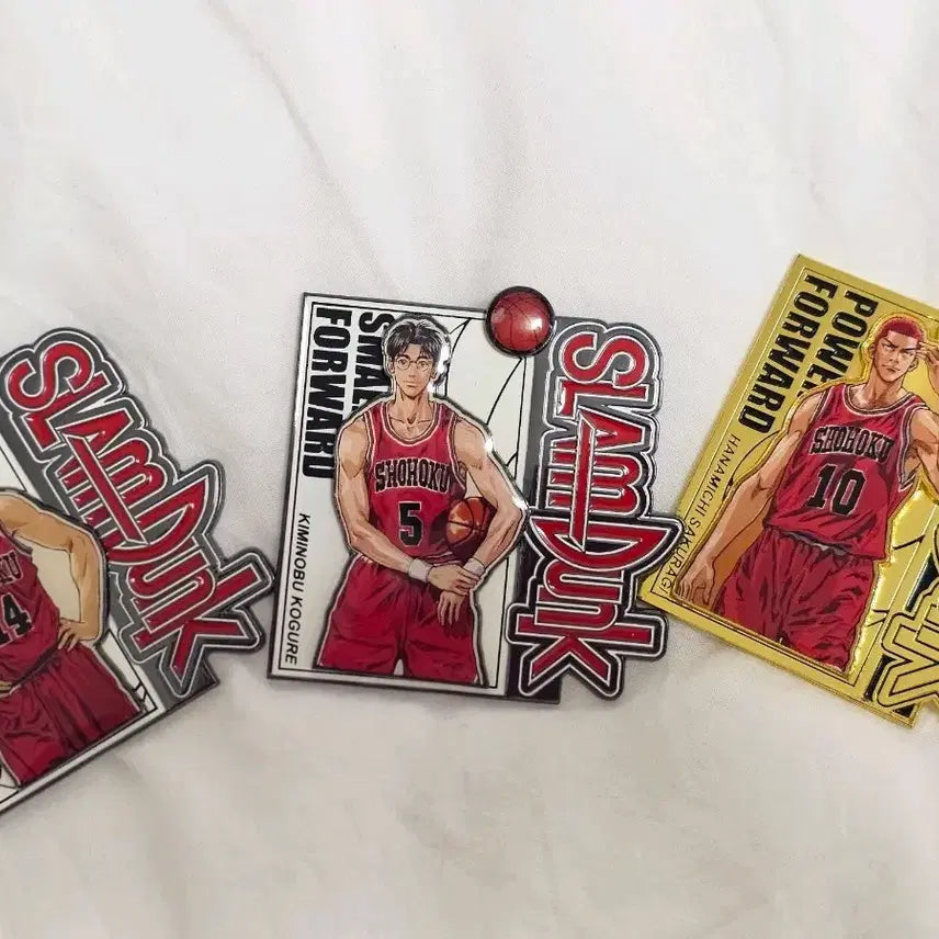 [BUNJANG] Slam Dunk Toei Animation Shohoku Metal Badge Bundle Set / 슬램덩크 토에이 애니메이션 북산 메탈 뱃지 일괄
