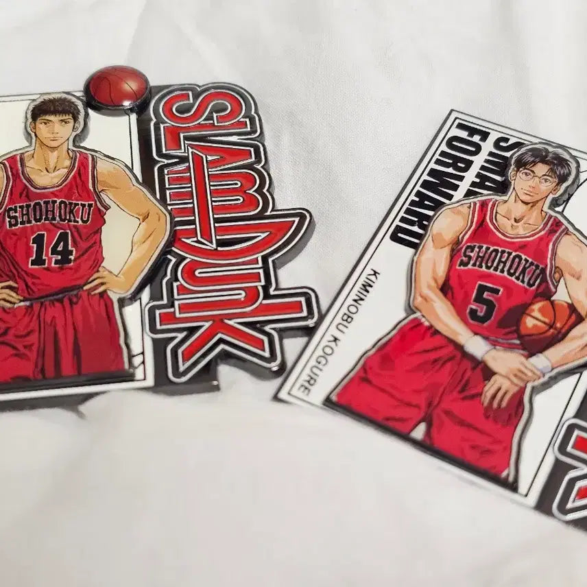 [BUNJANG] Slam Dunk Toei Animation Shohoku Metal Badge Bundle Set / 슬램덩크 토에이 애니메이션 북산 메탈 뱃지 일괄