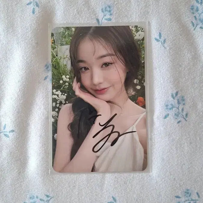 [BUNJANG] IVE Wonyoung Signed Photocard / 뒷사진덤,인증)아이브 하파크리스틴 원영 싸인 싸포
