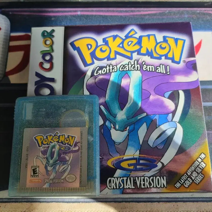 [BUNJANG] Pokemon Crystal Version (North America) Sealed Pack + High Quality Reproduction Box Set / 포켓몬 크리스탈 북미 정품 팩 + 고퀄리티 복각 박스 세트