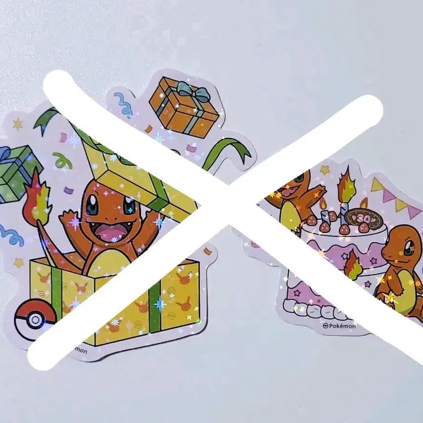 [BUNJANG] Pokemon 30th Anniversary Deco Sticker Set - Bulbasaur &amp; Squirtle / 포켓몬 30주년 데코스티커 이상해씨 꼬부기 세트
