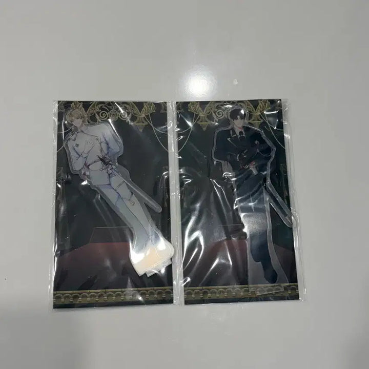 [BUNJANG] Demutj Pop-up Ropan Acrylic Standee Set (Seon Ahyeon, Lee Sejin, Keunse, Mundaes) with Fans / 데못죽 팝업 로판 아크릴 스탠드 선아현 이세진 부채 큰세 문대