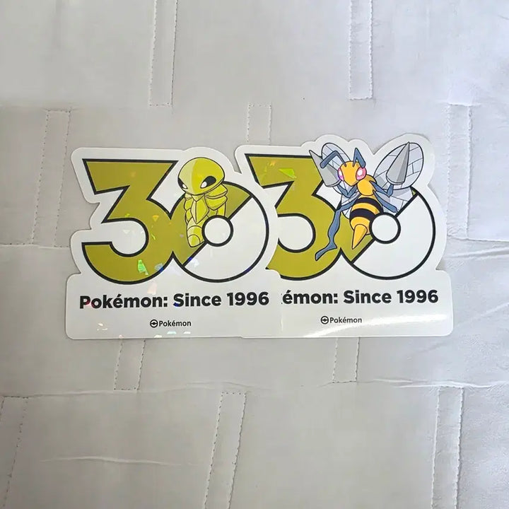 [BUNJANG] Pokemon 30th Anniversary Stickers Lot / 포켓몬 30주년 기념 스티커 딱충이 독침붕 포켓몬스터