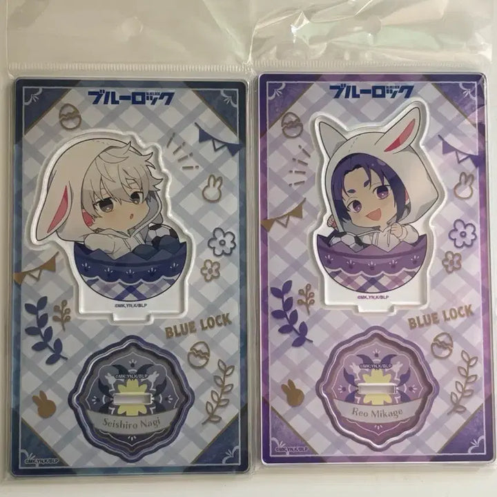 [BUNJANG] Blue Lock Nagi &amp; Reo SD Acrylic Standee Bundle Set / 블루록 나기 레오 sd아크릴 일괄