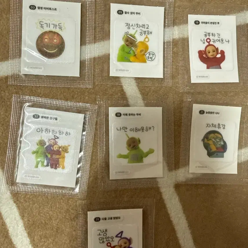 [BUNJANG] Teletubbies Sticker Bundle Set / 텔레토비 띠부씰 일괄