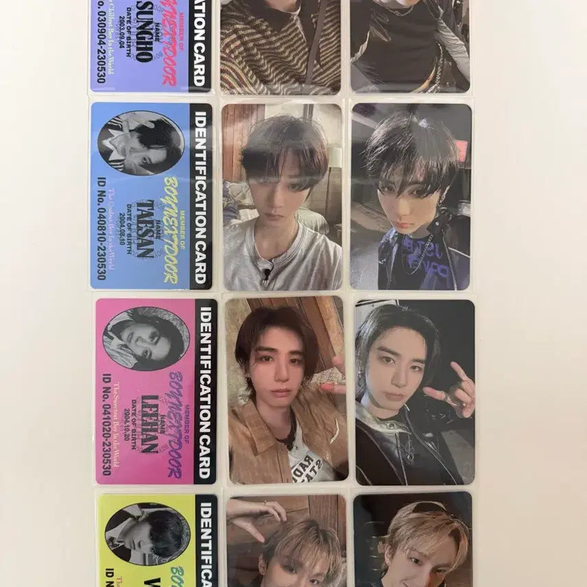 [BUNJANG] BoyNextDoor Membership Kit Photocard Set / 최저가) 보넥도 멤버십키트 포카