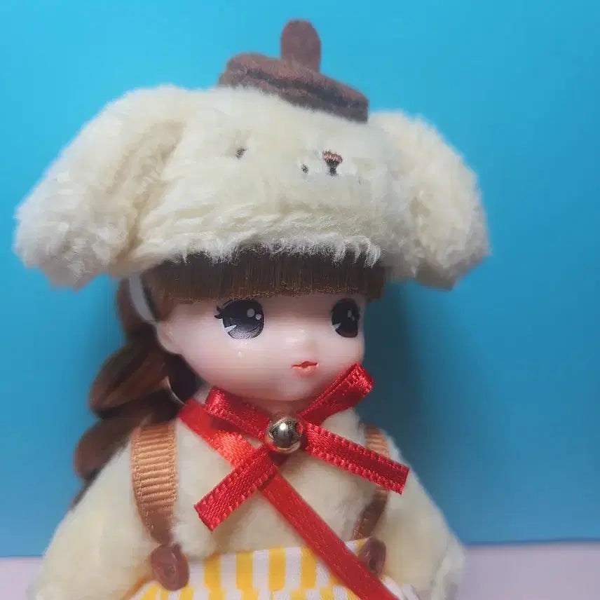 [BUNJANG] Little Mimi Pompompurin Collaboration Doll (Repainting) / 리틀미미 폼폼푸린 개봉 , 얼굴터치 그 외 상태 좋음 리페인팅용 인형