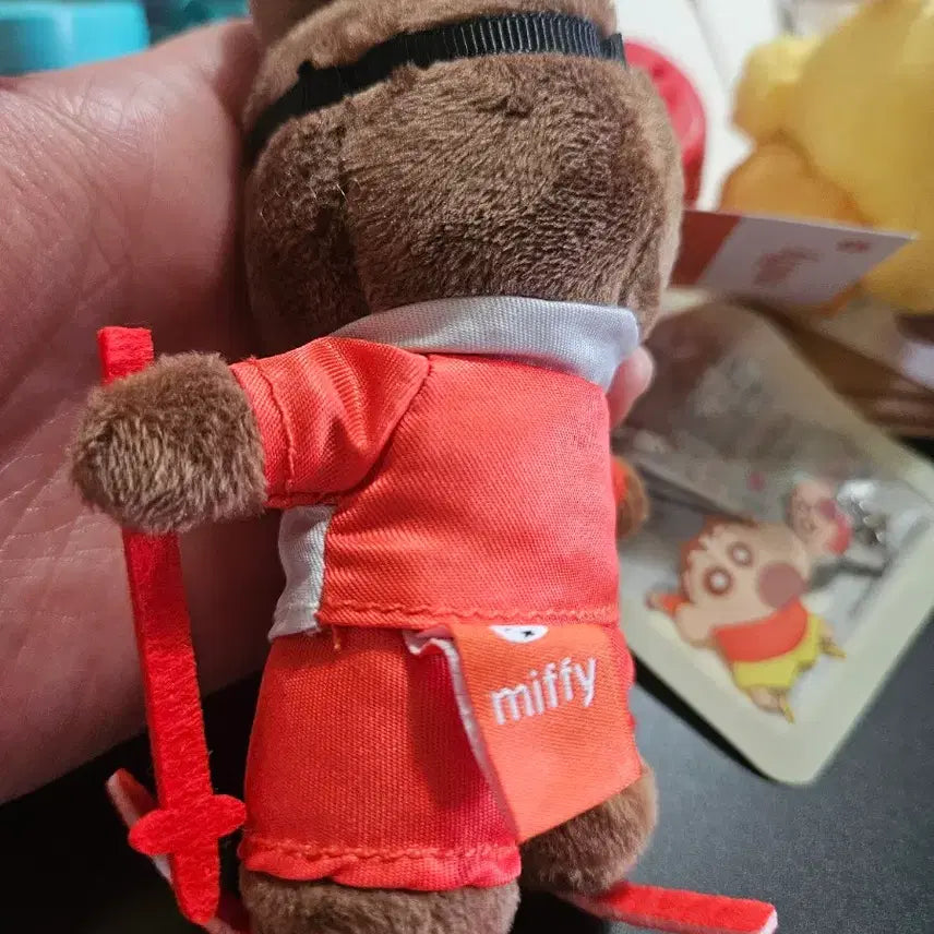 [BUNJANG] Miffy Skiing Doll Keychain New / 새제품 미피 스키 인형 키링