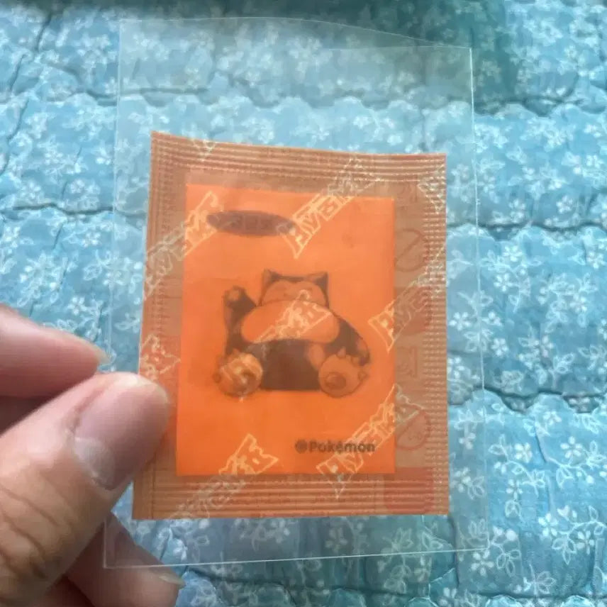 [BUNJANG] Pokemon Bread 30th Anniversary Snorlax Mini Album Sticker / 포켓몬빵 30주년 잠만보 띠부씰