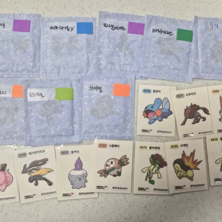 [BUNJANG] Pokemon 30th Anniversary Season 5 Sticker Exchange/Purchase / 포켓몬 30주년 시즌5 띠부씰 교환/구매