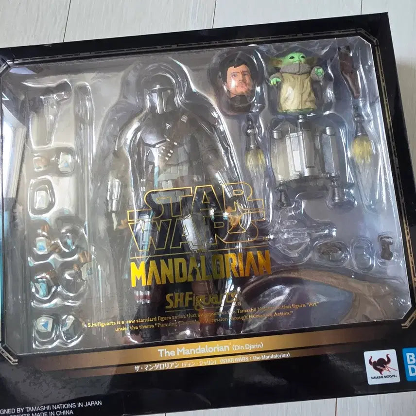 [BUNJANG] Bandai Tamashii Nations S.H.Figuarts The Mandalorian &amp; Grogu Action Figure / 스타워즈 만달로리안 shf피규어 판매