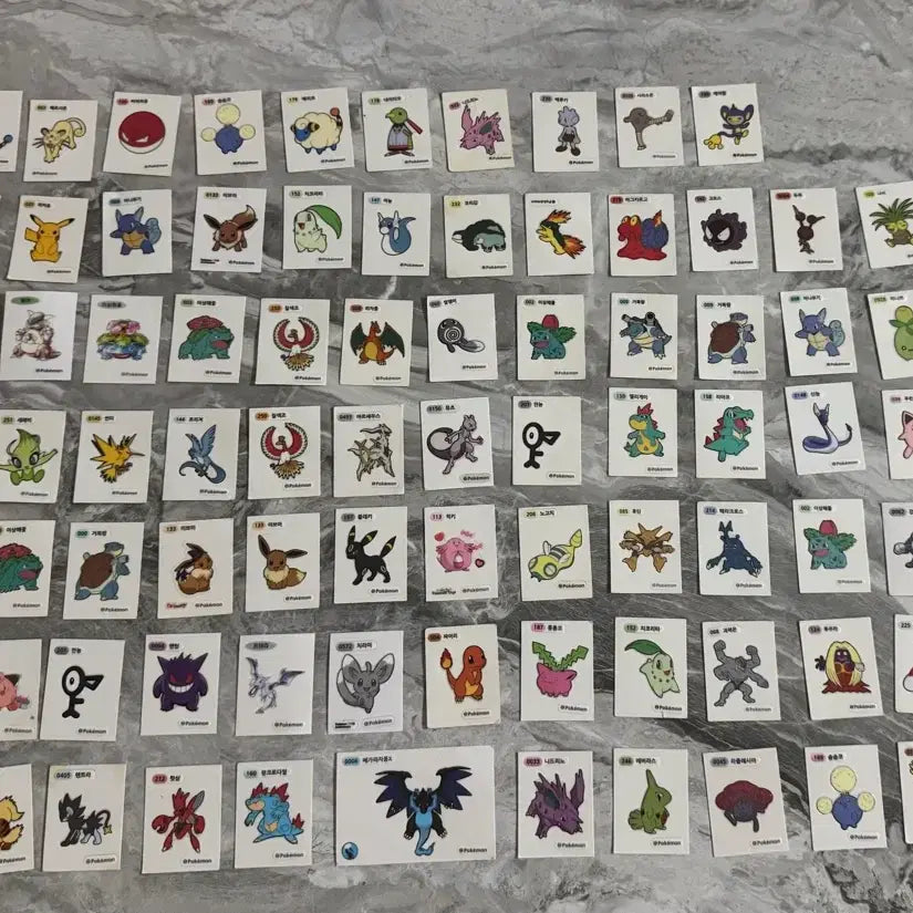 [SOLD OUT] 제가 가고있는 포켓몬 띠부실 95개 팜니다