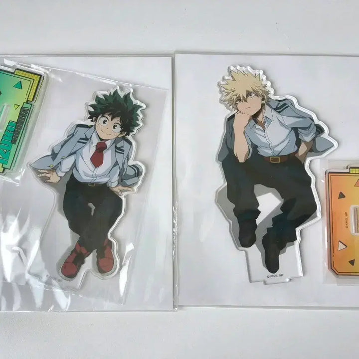 [BUNJANG] My Hero Academia Bakugo Midoriya Ensky School Uniform Acrylic Stand Bundle Set / 나의 히어로 아카데미아 바쿠고 미도리야 엔스카이 교복 아크릴 일괄