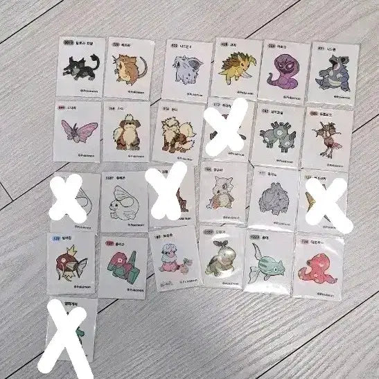 [BUNJANG] Pokemon Sticker Individual Sale / 포켓몬 띠부실 개당800원