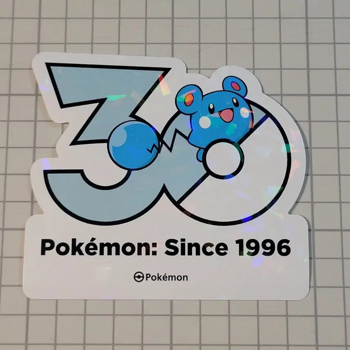 [BUNJANG] Pokemon 30th Anniversary Rillaboom Sticker / [포켓몬스터 30주년 기념 스티커] 루리리