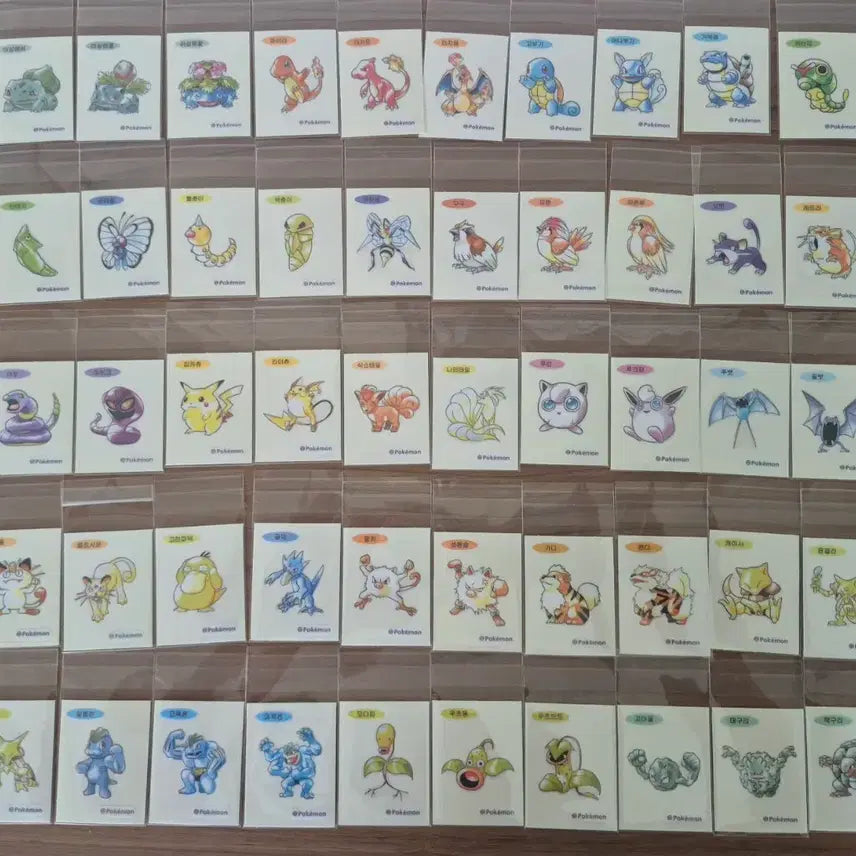 [BUNJANG] Pokemon Artwork 100 Types / 포켓몬  아트워크 100종