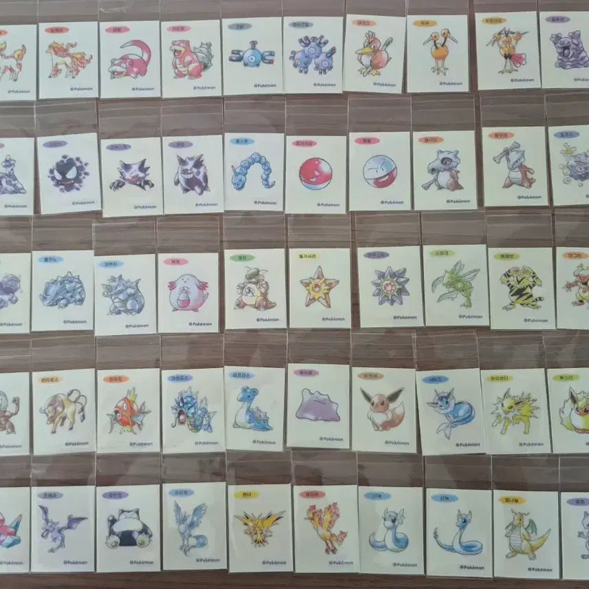 [BUNJANG] Pokemon Artwork 100 Types / 포켓몬  아트워크 100종