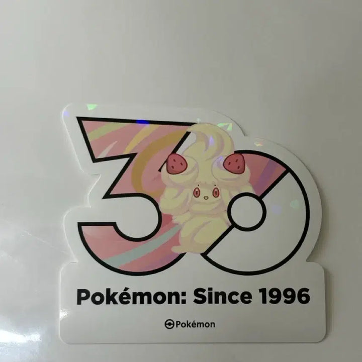 [BUNJANG] Pokemon 30th Anniversary Logo Sticker - Florges / (한국한정) 포켓몬 30주년 로고 스티커 마휘핑