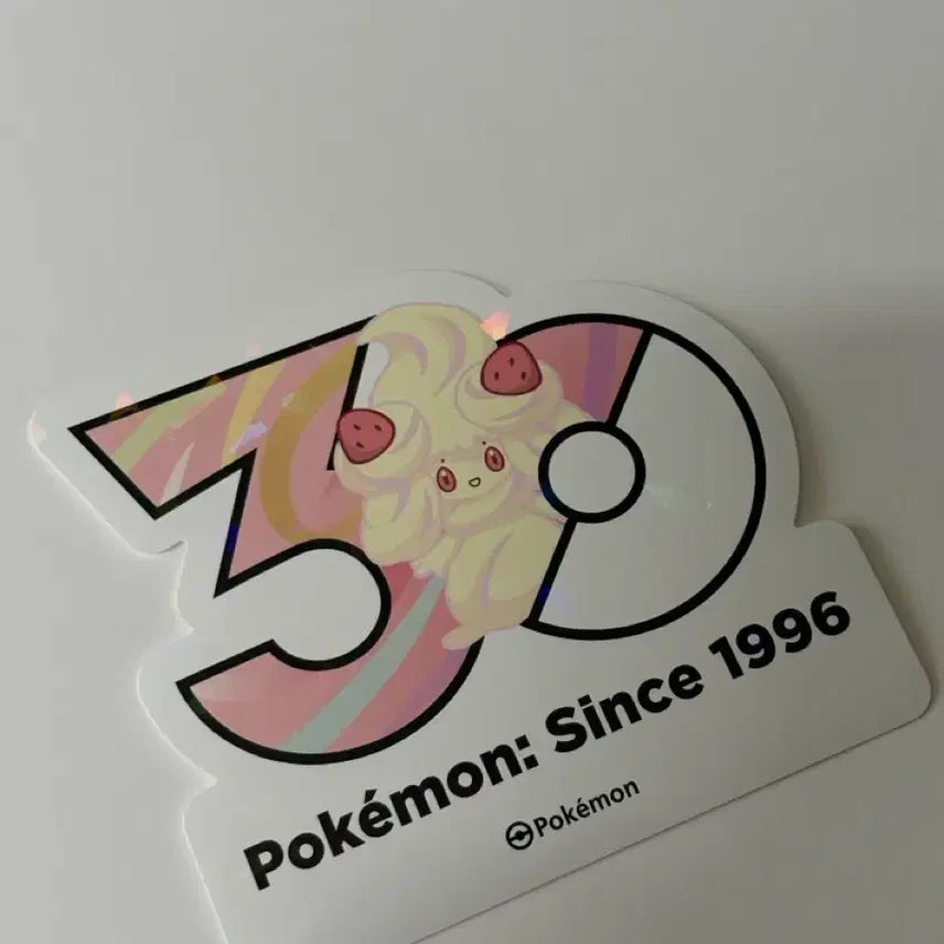 [BUNJANG] Pokemon 30th Anniversary Logo Sticker - Calyrex / (한국한정) 포켓몬 30주년 로고 스티커 마휘핑